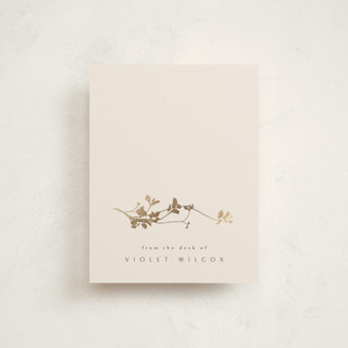 Mist Foil-Pressed Stationery