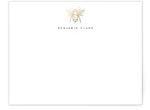 Bee Foil-Pressed Stationery