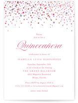 Foil-Pressed Quinceanera Invitations