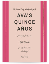 Foil-Pressed Quinceanera Invitations