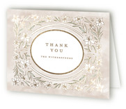 Foil Memorial Thank You Cards