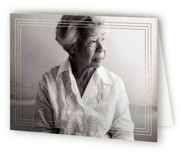 Foil Memorial Thank You Cards