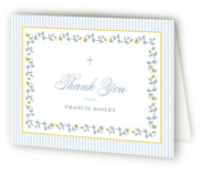 Lemon Stipes First Holy Communion Thank You Cards