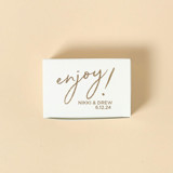 Enjoy Cake Box, Set of 50 Favor Boxes