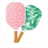 Custom Monogram Pickleball Paddle - Bamboo Pink Games