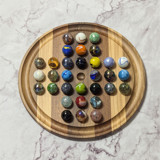 Handmade 16" Marble Solitaire Games