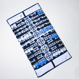 Blue Chinoiserie Outdoor/Travel Backgammon Set (Plastic Pieces) Games