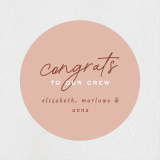 Grad Crew Graduation Stickers