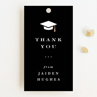 Tres Chic Graduation Favor Tags