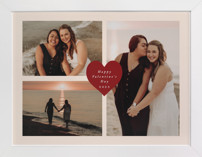 Heart Tag: Landscape Framed Photo