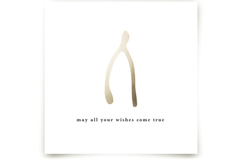 Wishbone Foil-Pressed Art Prints