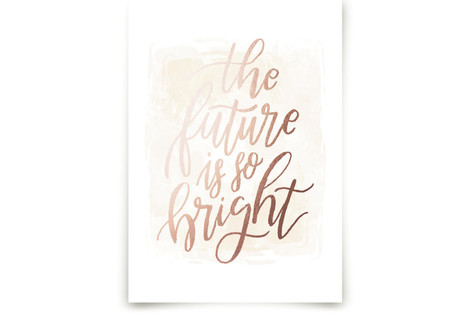 Bright Foil-Pressed Art Prints