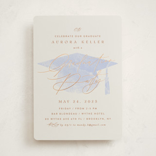 Epic Grad Party Foil-Pressed Graduation Party Invitations