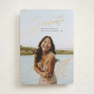 Tassel Toss Foil-Pressed Graduation Announcements
