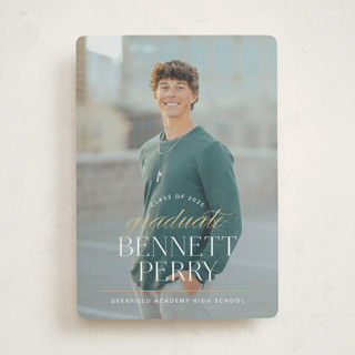 academy Foil-Pressed Graduation Announcements