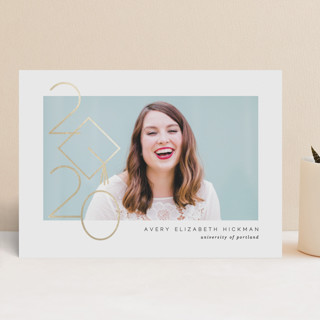 Commence Foil-Pressed Graduation Announcements