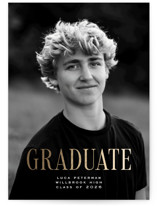 Graduation Foil-Pressed Graduation Announcements