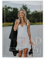 Broken Border Foil-Pressed Graduation Announcements