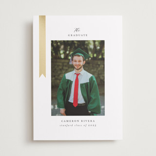 Epilogue Foil-Pressed Graduation Announcements