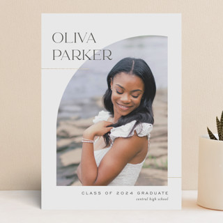 The Turn Foil-Pressed Graduation Announcements