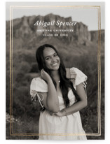 abigail Foil-Pressed Graduation Announcements