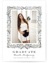 Floristica Foil-Pressed Graduation Announcements