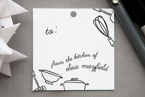 Kitchen Tools Gift Tags