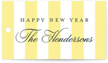 Preppy Stripes Gift Tags