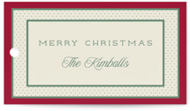 Polka Dot Frame Gift Tags