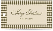 mini argyle Gift Tags
