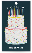 Happy Birthday Cake Gift Tags