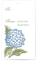 Pressed Hydrangea Gift Tags