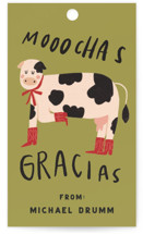 mooochas gracias Gift Tags