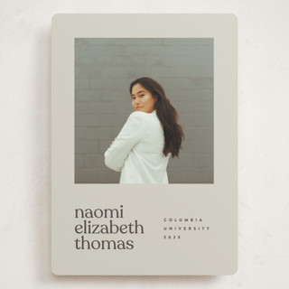 Minimal Modern Grand Graduation Announcements