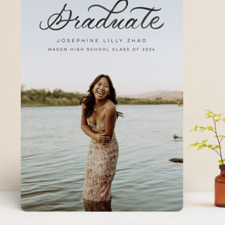 Classic Lettering Grand Graduation Announcements