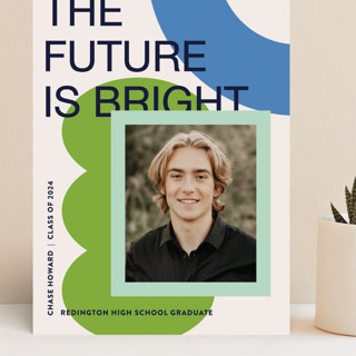 Bright and Modern Grand Graduation Announcements