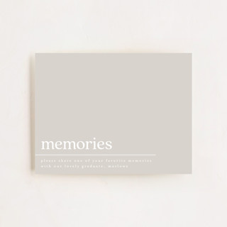 Vintage Graduation Insert Cards