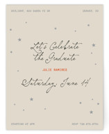 Starring Graduation Insert Cards