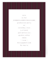 Graduate Stripe Graduation Insert Cards