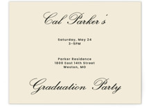 Perfectly Scripted Graduation Insert Cards