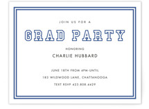 Letterman Graduation Insert Cards