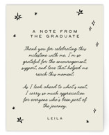 For the Stars Graduation Insert Cards