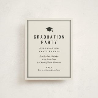 grad ribbon Graduation Insert Cards