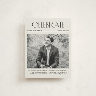 newspaper Graduation Insert Cards