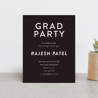 Bold Frame Graduation Insert Cards