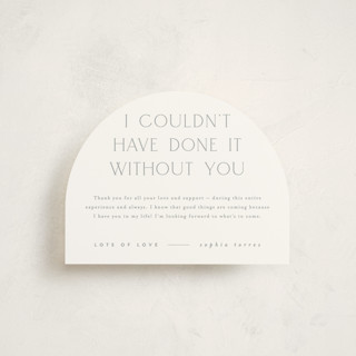 elegant name Graduation Insert Cards