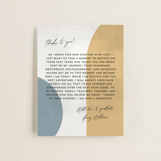Abstract Stone Graduation Insert Cards