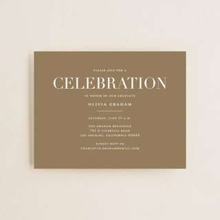 Editorial Graduation Insert Cards