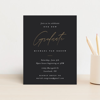 Striking Graduation Insert Cards