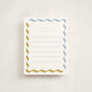 wavy frame Graduation Insert Cards